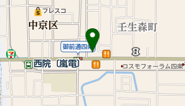 中井カメラの地図画像