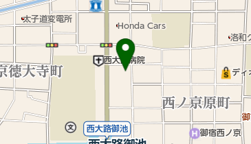 極真会館京都支部京都本部の地図画像