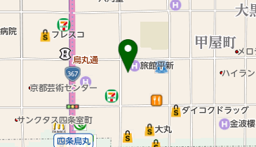 京都きものコンサルタント協会の地図画像