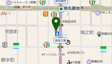 京都おいけ田中カウンセリングルームの地図画像