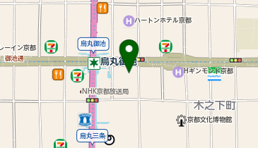 京都御池第一生命ビルディング防災センターの地図画像