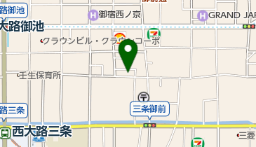千吉クリーニング店の地図画像