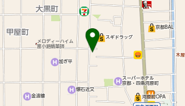 京都オリンピアの地図画像