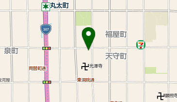 岡村漆器店の地図画像