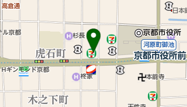 デジカメプリント激安王ローヤル23御池店の地図画像