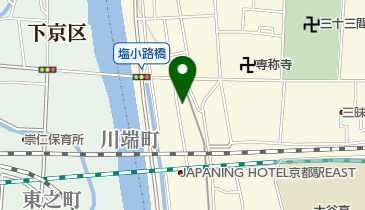 株式会社高尾製作所 七条工場の地図画像