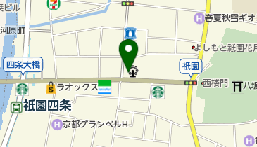 よーじや 祇園店の地図画像