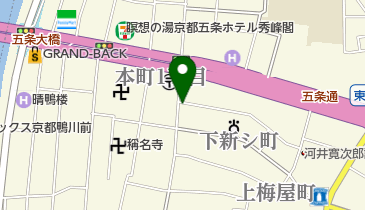 カットハウス・カワウチの地図画像