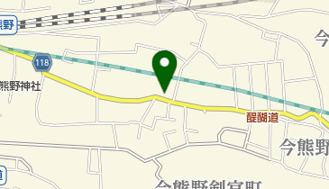 かわきヘアーサロンの地図画像