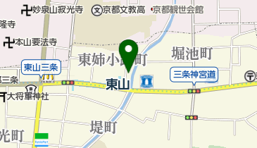 祇園饅頭 工場の地図画像