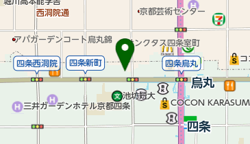 株式会社東京商工リサーチ京都支店の地図画像