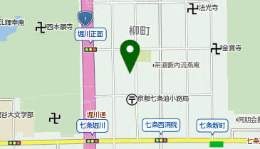 きもの姿京都きもの専門学院の地図画像