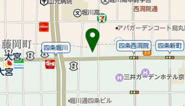 京都パン洋菓子教室の地図画像