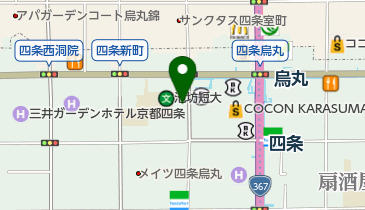 池坊学園の地図画像
