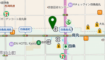 財団法人函谷鉾保存会の地図画像