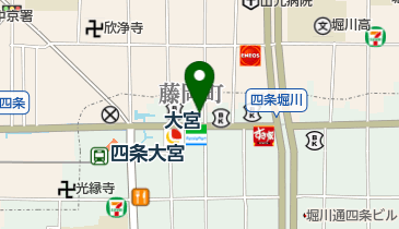 株式会社白洋舍 四条大宮サービス店の地図画像