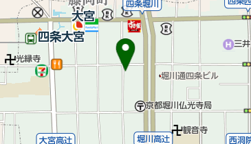 有限会社双樹庵の地図画像