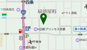 株式会社スタヂオ・ユニ京都事務所の地図画像