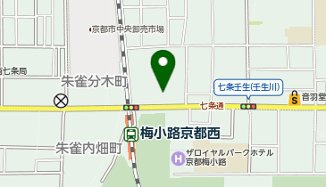 京都トヨペット株式会社 七条本店の地図画像