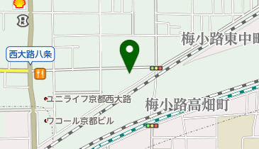 ビジネスセンター岡山株式会社京都営業所の地図画像