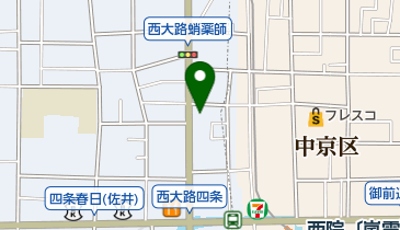 西院こばやし鍼灸整骨院の地図画像
