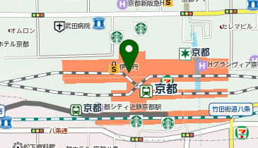 株式会社ちきりやガーデン ジェイアール京都伊勢丹店の地図画像