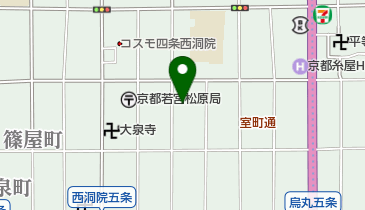 有限会社花新の地図画像