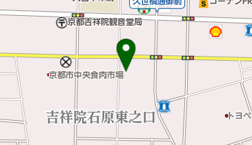 名鉄運輸株式会社京都支店の地図画像