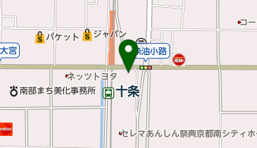 銀のさら十条店の地図画像