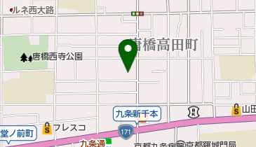 ミワ理容の地図画像