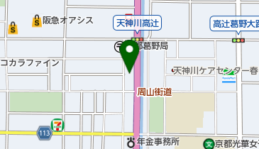 京都民際日本語学校の地図画像