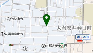 パリー美容室の地図画像