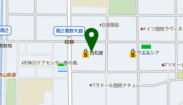 ピザーラ西院店の地図画像