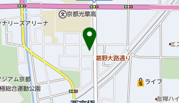 西京極どうぶつ病院の地図画像