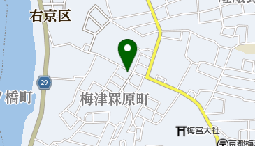 かわじ理容院の地図画像