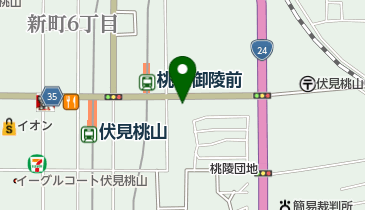 山城農園の地図画像