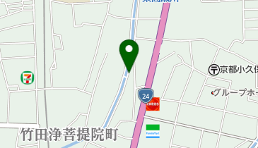 新極真会京都南支部の地図画像