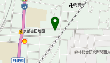 桃山犬猫病院の地図画像