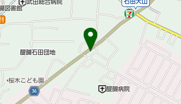 ヨシノ美容室の地図画像