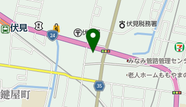 ピザーラ京都伏見店の地図画像