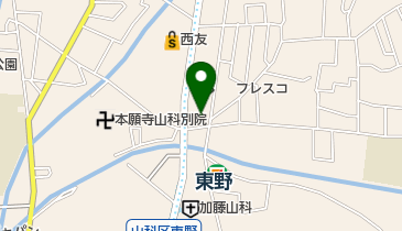 健康壱番館山科の地図画像