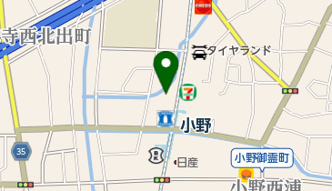 クリーンマジック 小野店の地図画像
