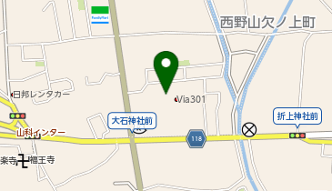 クリーンショップおくむら西野山ビア店の地図画像