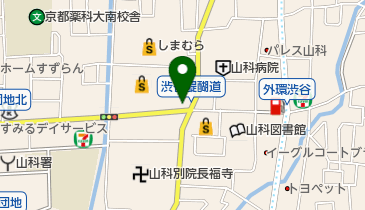 山科料理飲食業組合の地図画像