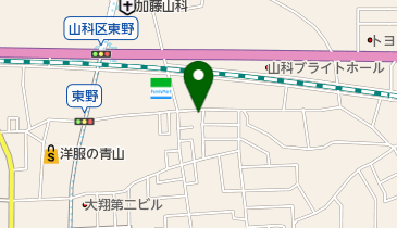 崇教真光山科小道場の地図画像