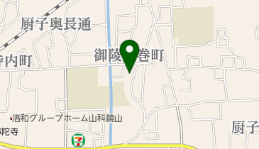 京都市 公設民営児童館 花山児童館の地図画像