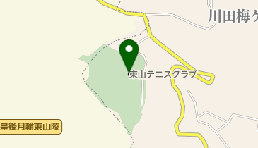 京都東山フットボールパークの地図画像