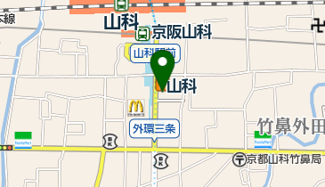 株式会社ミニミニ京都山科店の地図画像