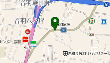 ファルコおとわ薬局の地図画像