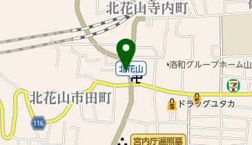 いしばし理容の地図画像